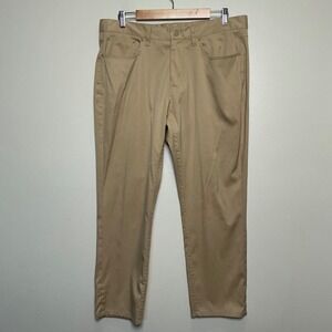 Brooks Brothers Mens 36x30 Khaki Performance 5-Pocket Pants Golf